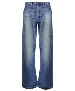 Blue denim jeans