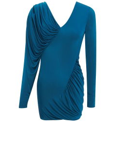 Draped jersey dress