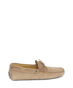 Dove-colored Gommino loafers