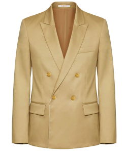 Double-breasted cotton jacket