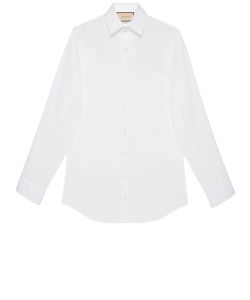 Cotton poplin shirt