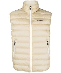 Padded vest with logo