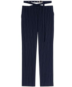 Pinstriped pants