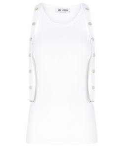 Snap-button tank top