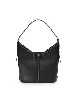 VLogo Leather Hobo bag