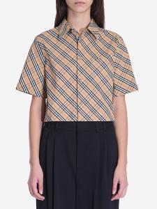 Check cropped shirt