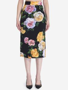 Floral pencil skirt