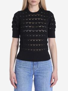 Cropped t-shirt in crochet