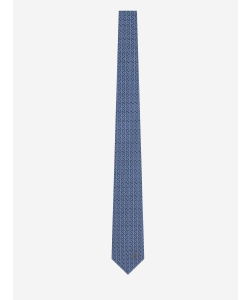 Horsebit jacquard tie