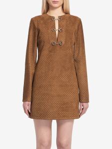 GG suede mini dress