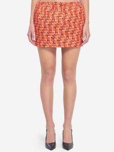 Printed mini skirt