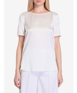 Blusa in raso di seta