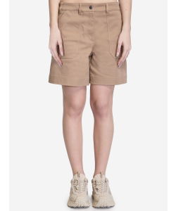 Cotton gabardine shorts