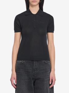 Polo shirt with embroidered logo