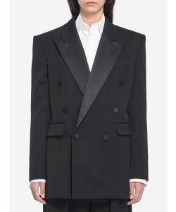 Double-breasted tuxedo jacket