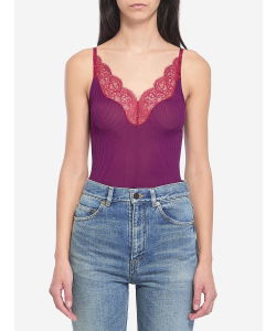 Tank top with lace