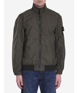 Nylon bomber jacket