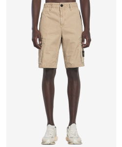 Slim cargo bermuda shorts