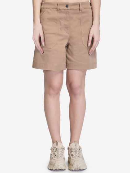 Shorts in gabardine di cotone