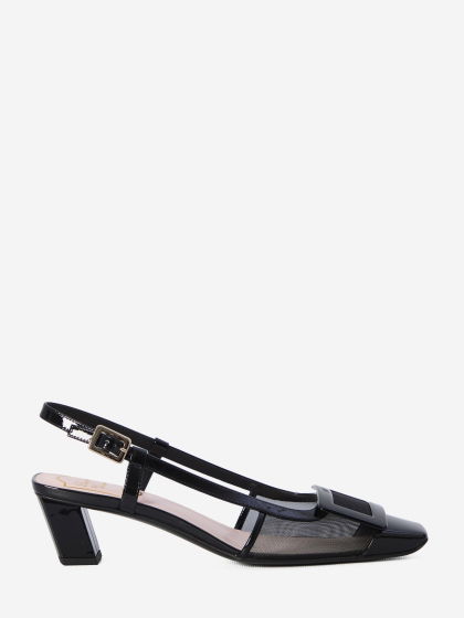 Décolleté slingback mesh