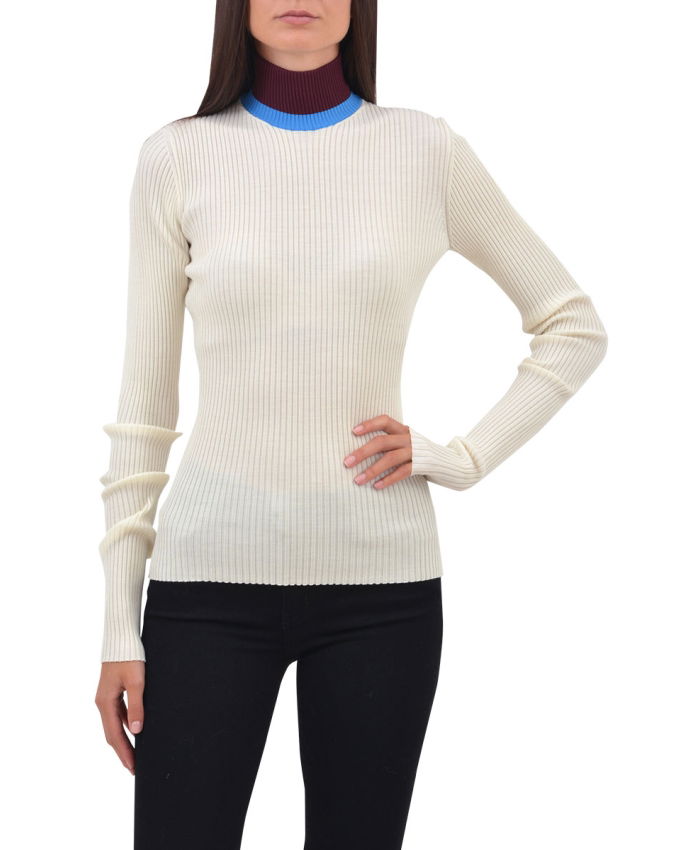 CALVIN KLEIN 205W39NYC - White Turtleneck