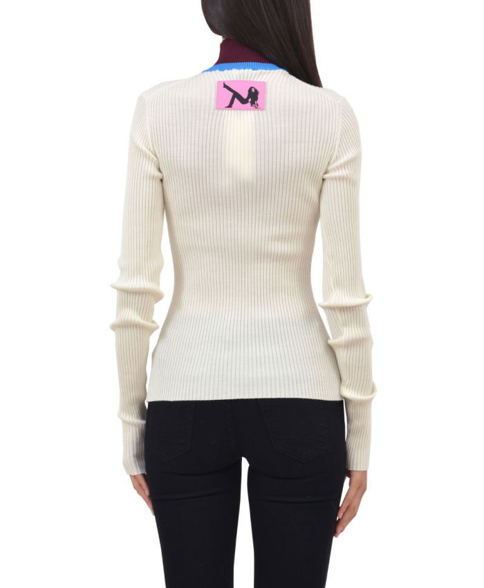 CALVIN KLEIN 205W39NYC - White Turtleneck