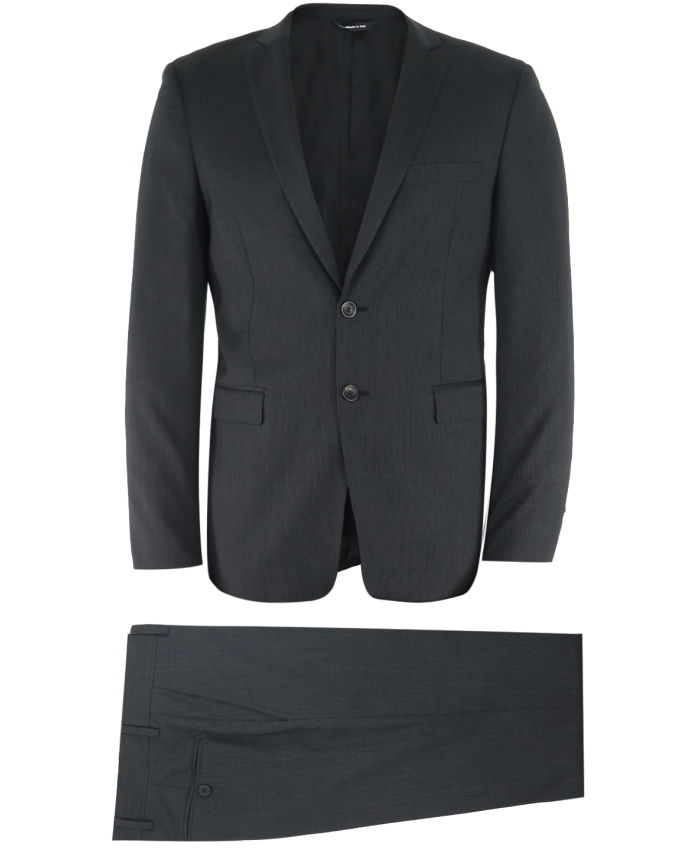 TONELLO - Black wool suit