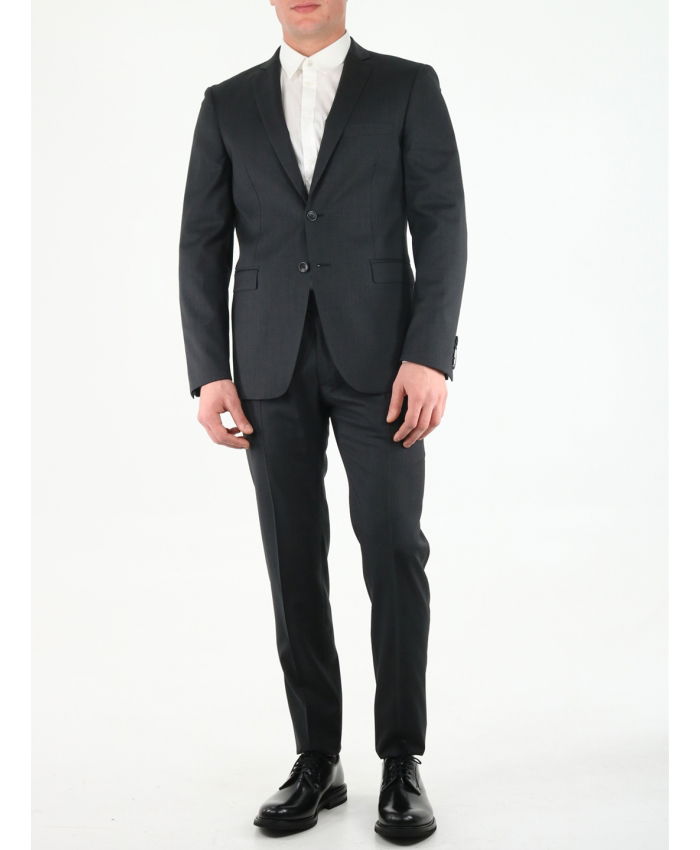 TONELLO - Black wool suit