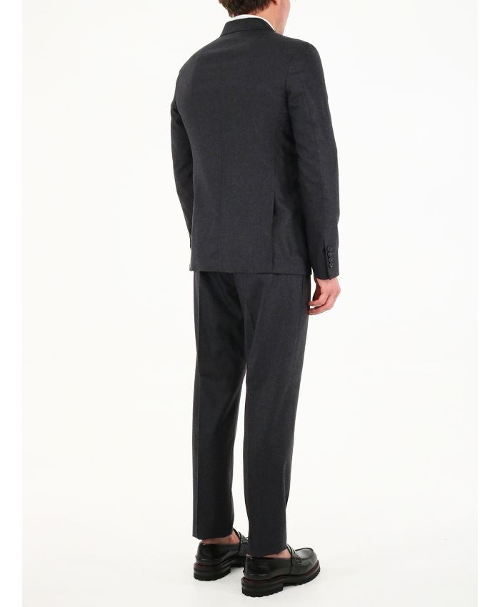 TONELLO - Anthracite wool suit