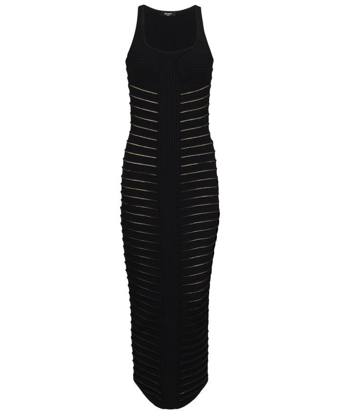 BALMAIN - Midi knit dress