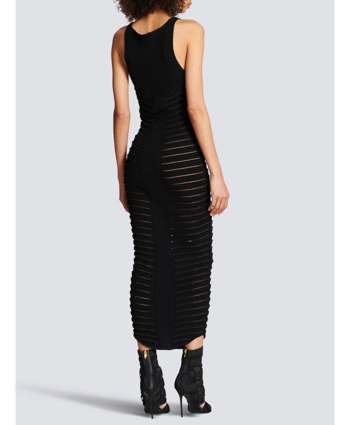 BALMAIN - Midi knit dress