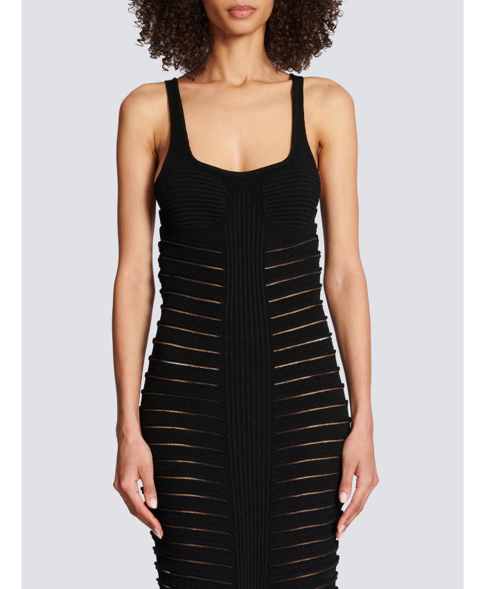 BALMAIN - Midi knit dress