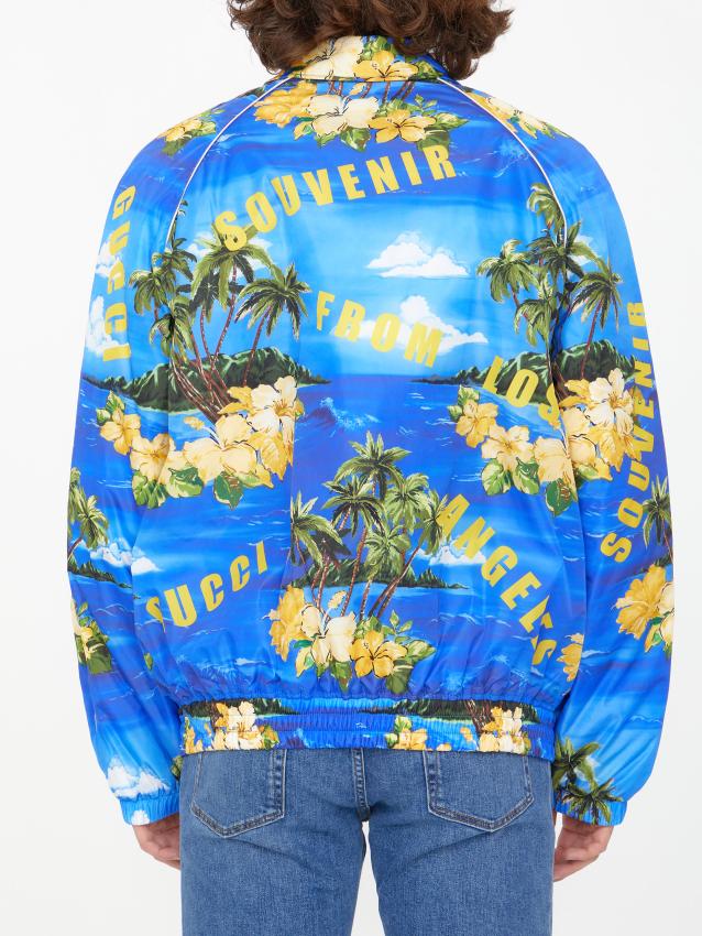 GUCCI - Nylon jacket with print