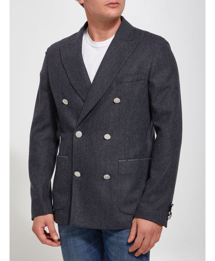 TONELLO - Grey wool jacket