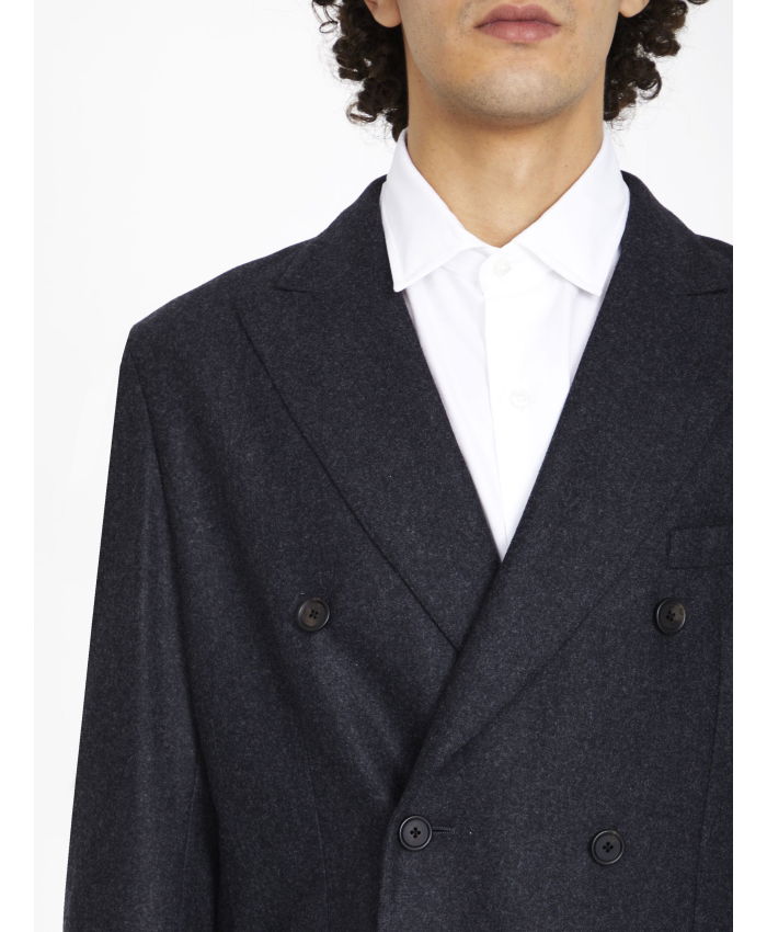 TONELLO - Anthracite flannel jacket