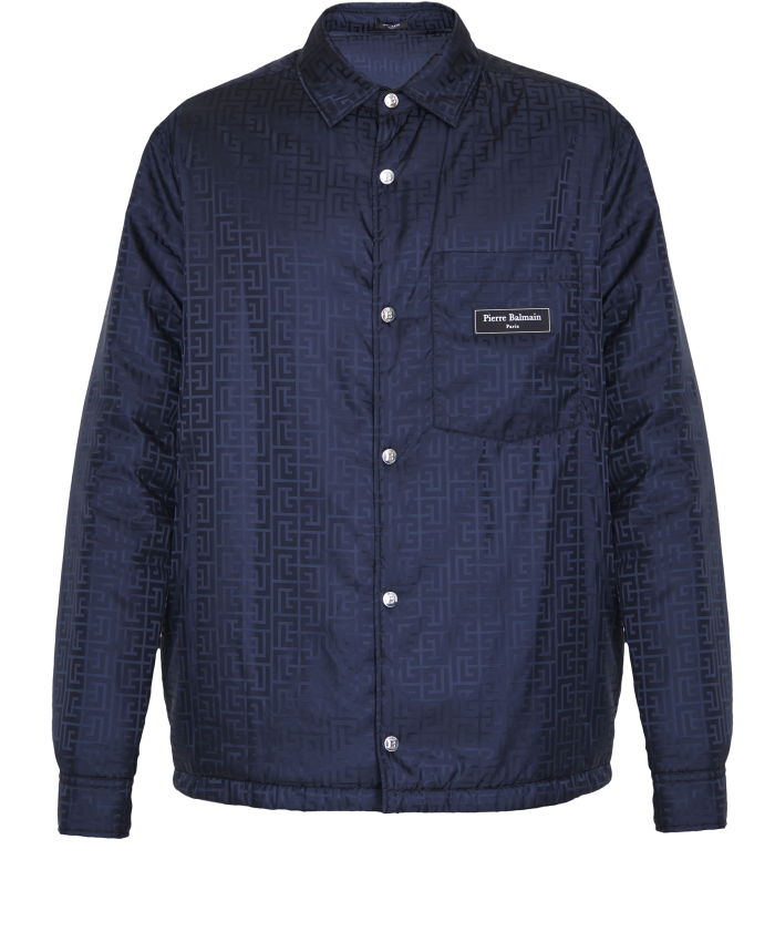 BALMAIN - Monogram nylon overshirt