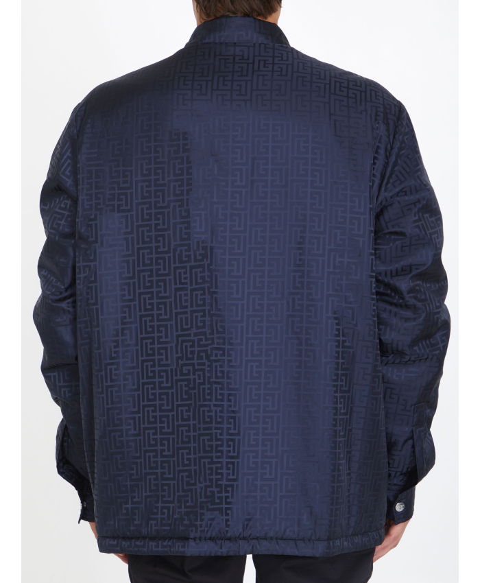 BALMAIN - Monogram nylon overshirt