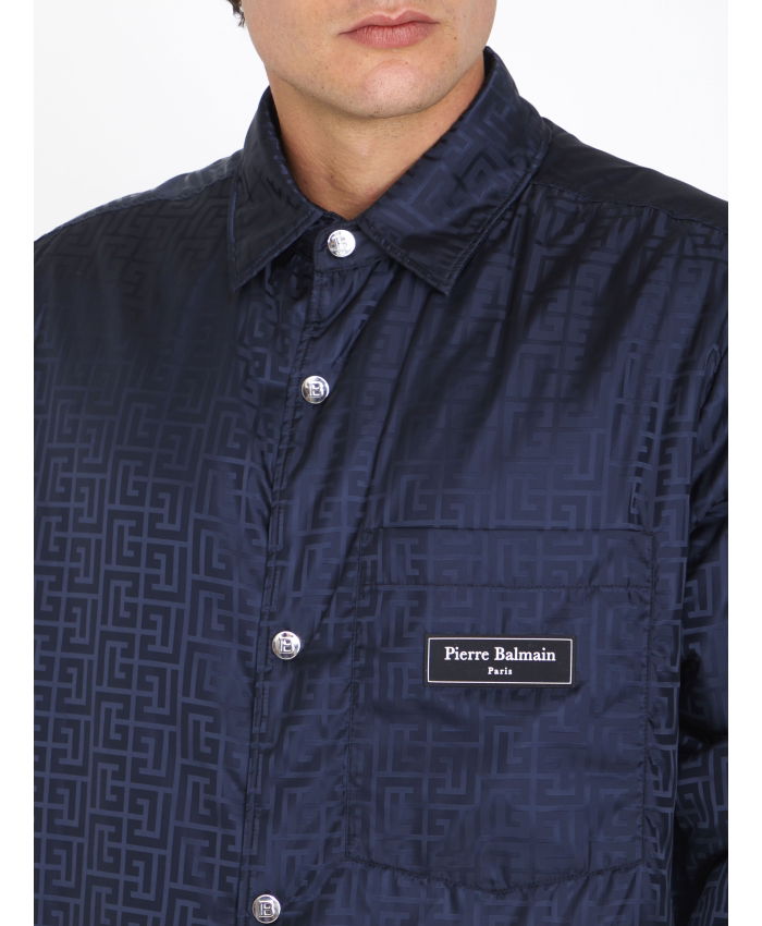 BALMAIN - Monogram nylon overshirt