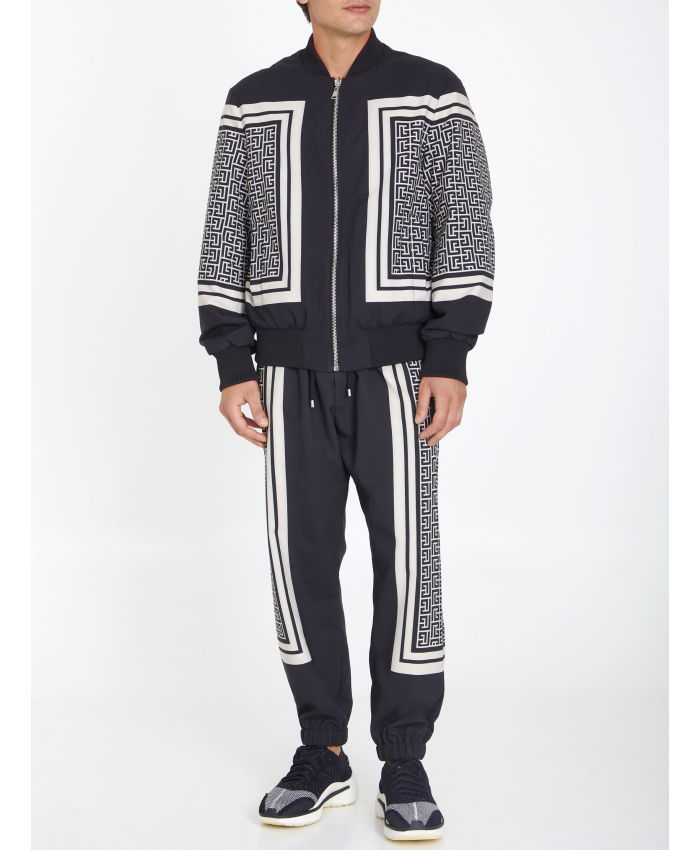 BALMAIN - Monogram joggers