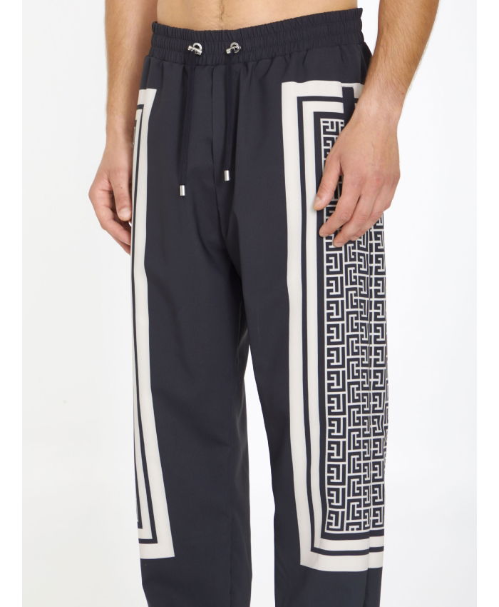 BALMAIN - Monogram joggers