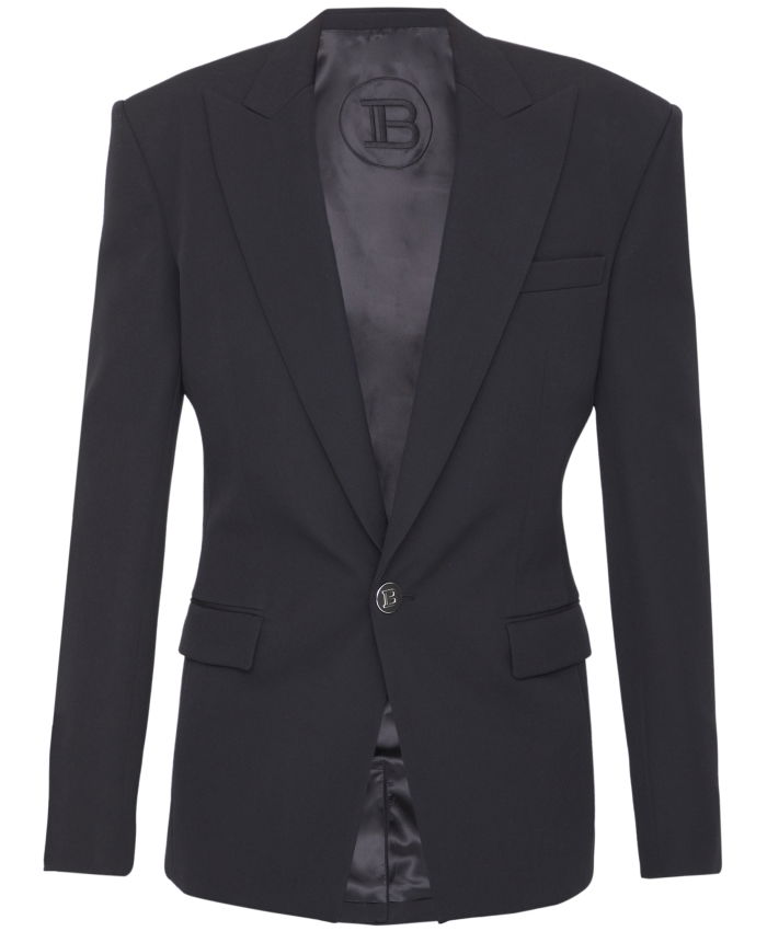 BALMAIN - Black wool jacket