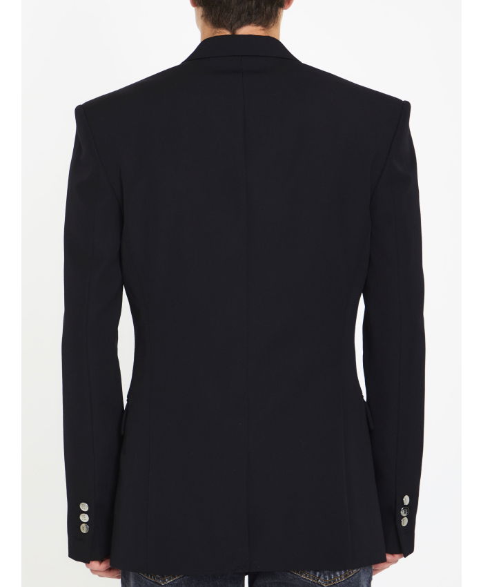 BALMAIN - Black wool jacket