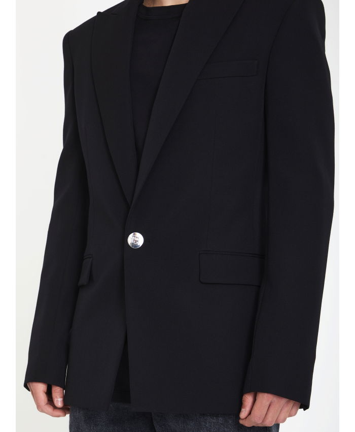 BALMAIN - Black wool jacket