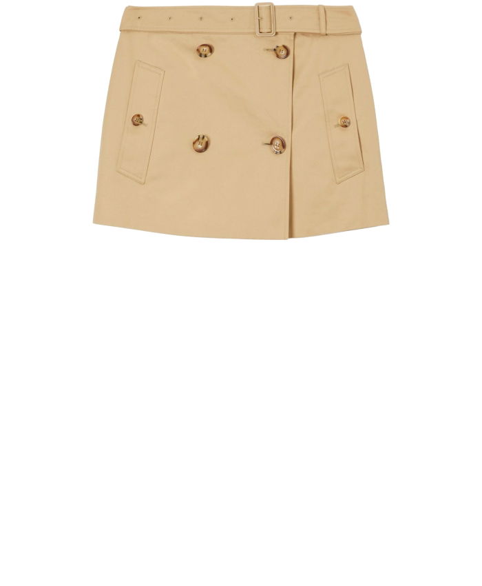 BURBERRY - Trench miniskirt