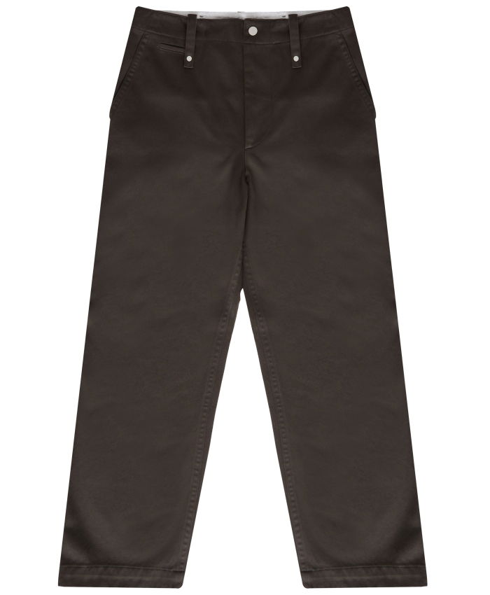 BURBERRY - Baggy pants in cotton