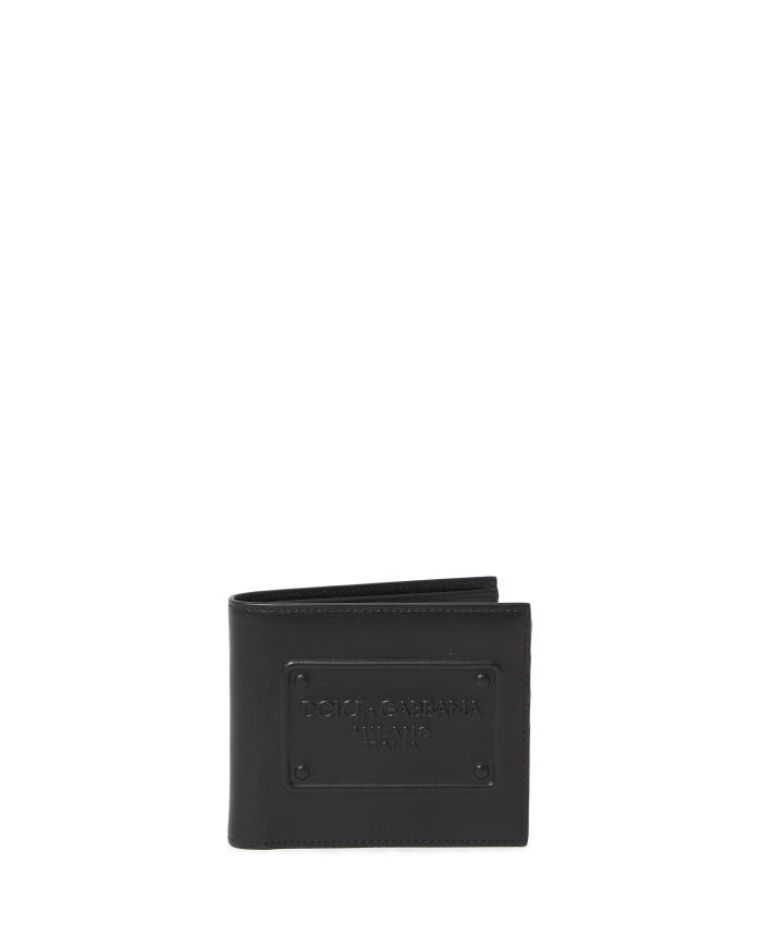 DOLCE&GABBANA - Black leather wallet