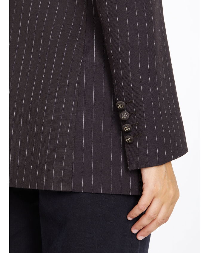 DOLCE&GABBANA - Pinstriped wool jacket