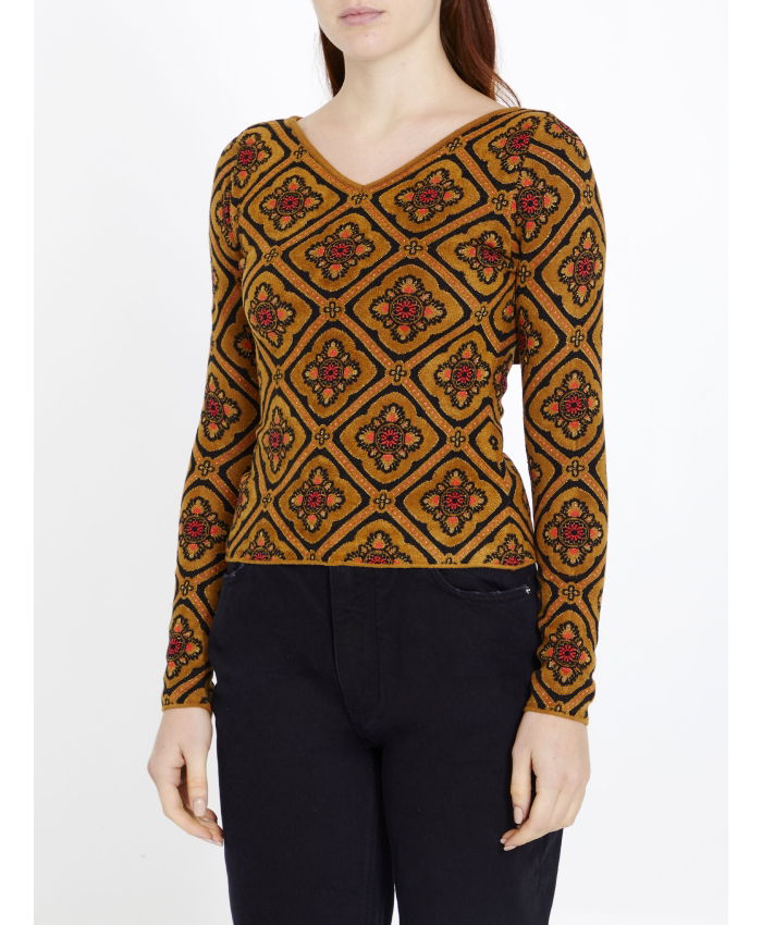 ETRO - Jacquard fabric jumper