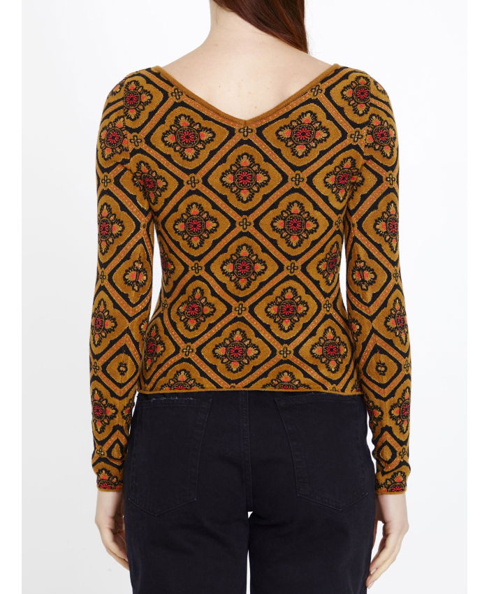 ETRO - Jacquard fabric jumper