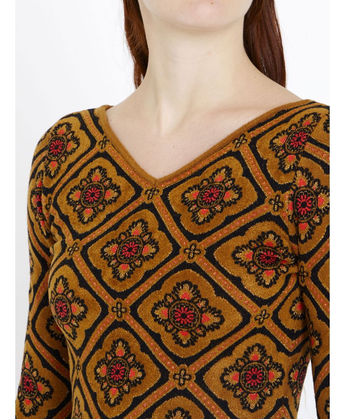 ETRO - Jacquard fabric jumper